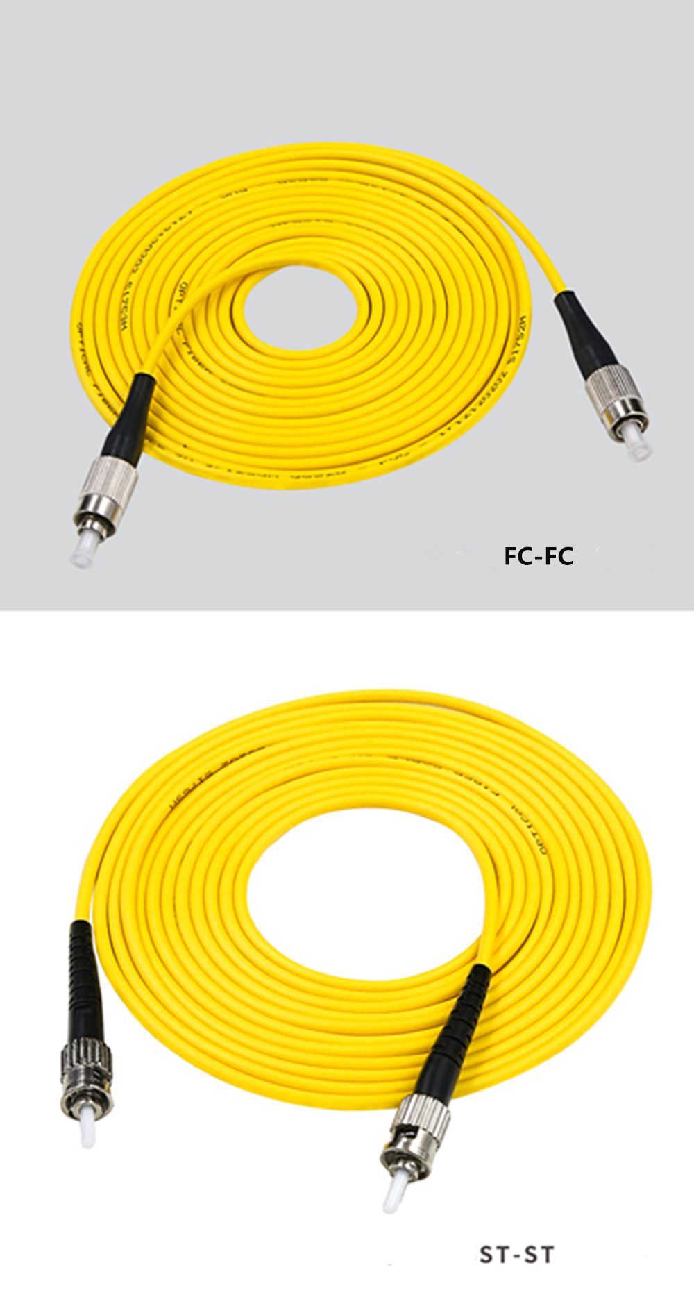 SC a SC LC a LC ST a ST FC a FC Cordon de raccordement Fibre... - 7