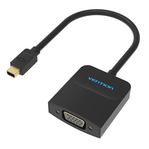 Vention Convertisseur Thunderbolt vers VGA Adaptateur Mini Displayport vers VGA Câble Displayport vers VGA pour Apple Macbook Air Pro iMac Mac, Noir