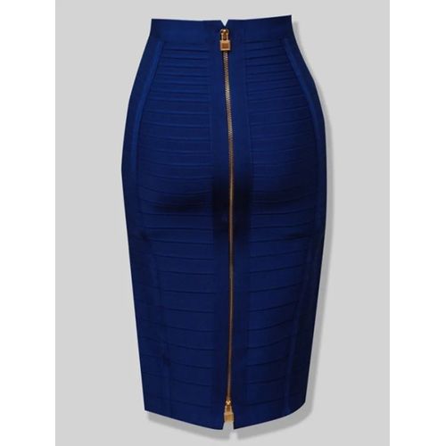Jupe Crayon Moulante Et Élastique De 16 Couleurs Différentes Pour Femme,Vêtement Sexy À Fermeture Éclair,Tailles Xl,Xxl,Orange,Bleu,Noir,Rouge,Blanc,Rose,Été,58cm