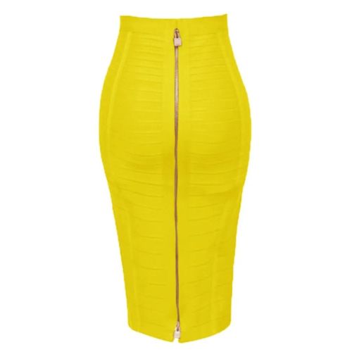 Jupe Crayon Moulante Et Élastique De 16 Couleurs Différentes Pour Femme,Vêtement Sexy À Fermeture Éclair,Tailles Xl,Xxl,Orange,Bleu,Noir,Rouge,Blanc,Rose,Été,58cm