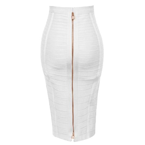 Jupe Crayon Moulante Et Élastique De 16 Couleurs Différentes Pour Femme,Vêtement Sexy À Fermeture Éclair,Tailles Xl,Xxl,Orange,Bleu,Noir,Rouge,Blanc,Rose,Été,58cm