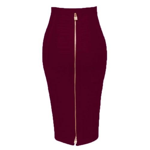 Jupe Crayon Moulante Et Élastique De 16 Couleurs Différentes Pour Femme,Vêtement Sexy À Fermeture Éclair,Tailles Xl,Xxl,Orange,Bleu,Noir,Rouge,Blanc,Rose,Été,58cm