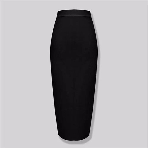 Grande Taille Xl Xxl Été Mode Sexy Jupe Longue Bande 2020 Jupe Crayon Couleur Bonbon Jupes Longues Femmes 78cm