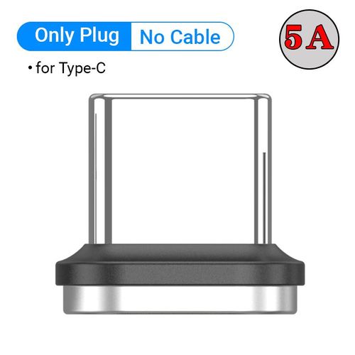 Câble de charge magnétique Vention 5A Câble micro USB a charge rapide 3A Aimant Câble de données de charge USB de type C pour téléphone portable Cordon USB, prise de type C uniquement 5A