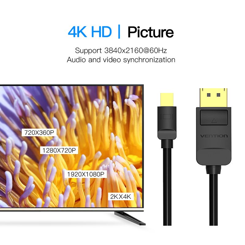 Vention Cble Thunderbolt Mini Displayport vers Displayport ... - 6