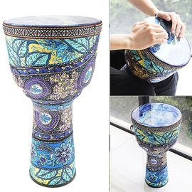 Djembe Africain Professionnel En Bois Coloré De Haute Qualité,Tambour Musical Traditionnel,Bon Son,4 Pouces,6 Pouces,8.5 Pouces - Type 8.5 Inch A
