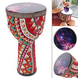 Djembe Africain Professionnel En Bois Coloré De Haute Qualité,Tambour Musical Traditionnel,Bon Son,4 Pouces,6 Pouces,8.5 Pouces - Type 8.5 Inch B