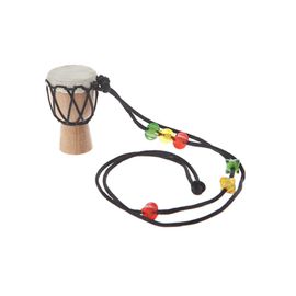 Pendentif Tambour À Main Africain,Mini Djembe,Percussion,Bongo,Cadeau Classique Pour Enfants,Instrument D'apprentissage