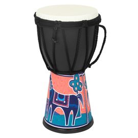Tambour Africain Traditionnel Fait À La Main,Tambour À Main Africain,Djembe Coloré Pour Enfants,Étude,Touche Itude Persch,4 Pouces - Type Zf-09