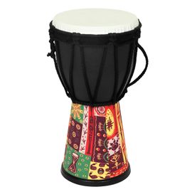 Tambour Africain Traditionnel Fait À La Main,Tambour À Main Africain,Djembe Coloré Pour Enfants,Étude,Touche Itude Persch,4 Pouces - Type Zf-08