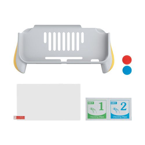 Pour Nintendo Switch Lite Housse Coque Contrôle De La Peau Accessoires De Jeu Boîtier Contrôleur Game Gear Gamepad Joystick Support, Yellow Set- Chine