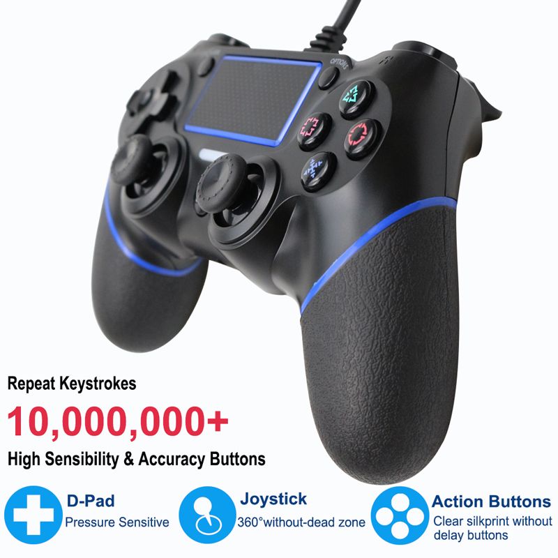 Manette De Jeu Filaire Pour Manette De Jeu Ps4 Manette De Je... - 5