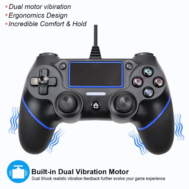 Manette De Jeu Filaire Pour Manette De Jeu Ps4 Manette De Je... - 6