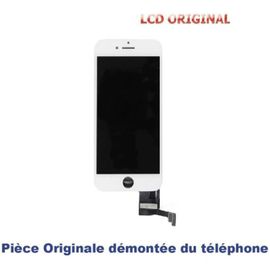 Ecran Iphone 8 Plus Noir/Blanc Démonté Du Téléphone - Lcd Retina Original + Vitre Tactile Sur Chassi - Couleur:Blanc