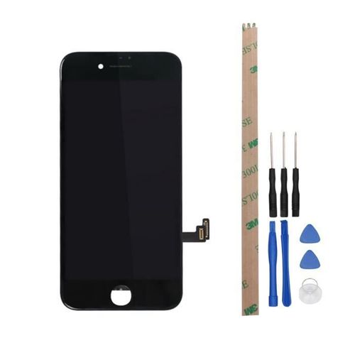 Écran Lcd + Écran Tactile Pour Iphone 7 Plus Noir + Outils