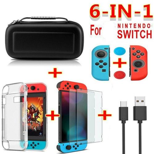 Pour Nintendo Switch Accessoires Sac Etui Housse Console Fundas Protection Estuche Pochette Carcasa Protecteur Etui Stockage De Protection,Noir