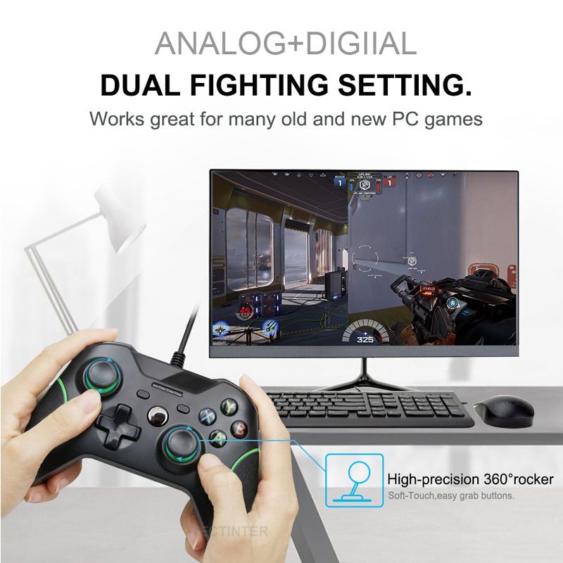 Contrleur Filaire Pour Microsoft Xbox One Console Usb Pc Ga... - 3