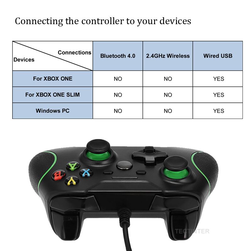 Contrleur Filaire Pour Microsoft Xbox One Console Usb Pc Ga... - 4