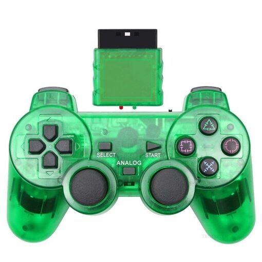 Manette PlayStation 2 DualShock 2 Verte Officielle Sony - Testée, Occasion