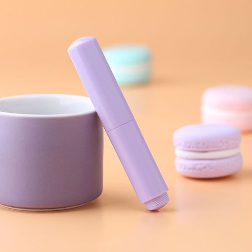 Machain-Maru De Deuxième Génération Hn,Stylo Ciel Étoilé Transparent,Macaron Maillard Brown,Mini Stylo De Poche,Stylo D'écriture Pour Étudiant Adulte - Type Macaron Purple-0.5mm