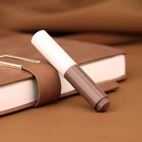 Machain-Maru De Deuxième Génération Hn,Stylo Ciel Étoilé Transparent,Macaron Maillard Brown,Mini Stylo De Poche,Stylo D'écriture Pour Étudiant Adulte - Type Snow Top Coffee-0.38mm