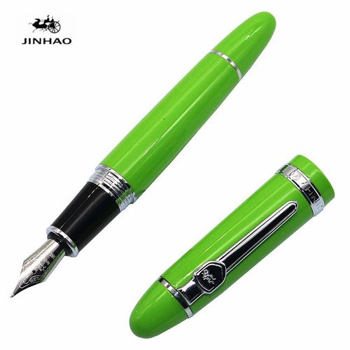 Stylo Plume Multicolore En Option,Stylo À Plume Moyenne,Stylo De Calligraphie,Bureau D'affaires,Cadeau Étudiant - Type Apple Green