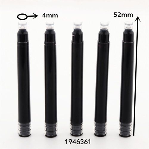 Jinhao-Stylo Plume 994 Couleurs,Plume Fine,Fournitures De Bureau Pour Étudiants - Type 5pcs Ink Black