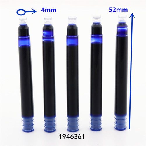 Jinhao-Stylo Plume 994 Couleurs,Plume Fine,Fournitures De Bureau Pour Étudiants - Type 5pcs Ink Blue