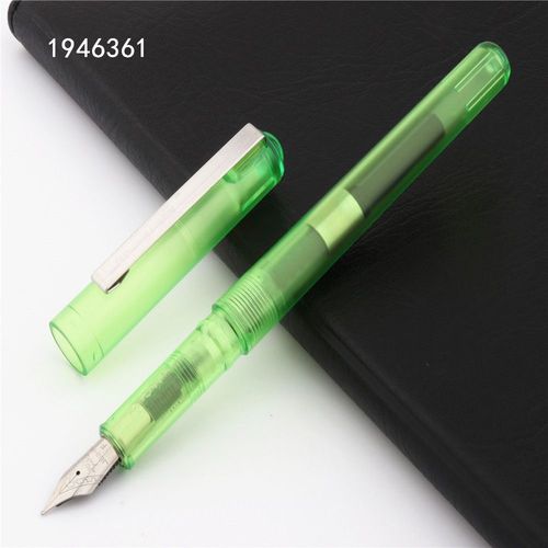 Jinhao-Stylo Plume 994 Couleurs,Plume Fine,Fournitures De Bureau Pour Étudiants - Type Transparent Green
