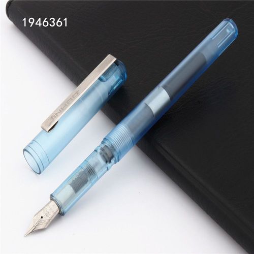 Jinhao-Stylo Plume 994 Couleurs,Plume Fine,Fournitures De Bureau Pour Étudiants - Type Transparent Blue