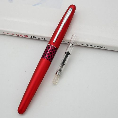 Stylo Plume En Acier Inoxydable Pour L'écriture,Stylos Pilotes,Plume En Métal,Animal Métropolitain,Coloré,Haute Qualité,88g + - Type Red-M 0.5mm