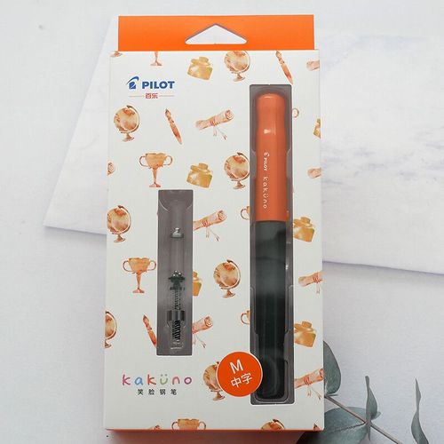 Kawaii Pilote Kakuno Stylo Plume Stylo À Encre Mignon Smiley Visage Staacquering Fournitures Scolaires Bureau Pour 2020 Meilleur Cadeau Fka-1sr - Type Golden Orange Smile-M 0.5mm