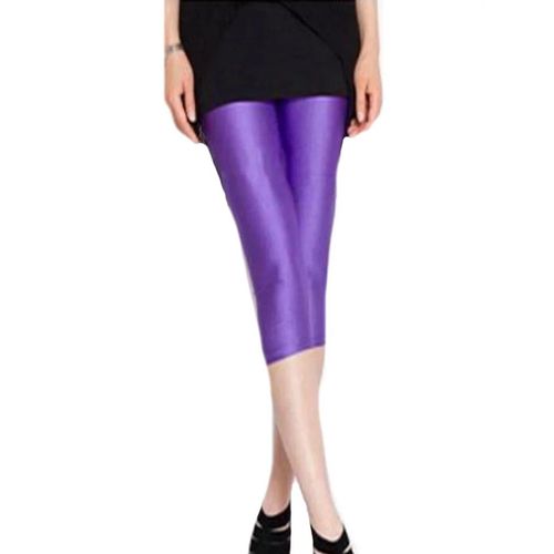 Hakci-Leggings Fluorescents Brillants Pour Femme,Pantalon D'été En Ique Dex,Super Artificiel Astique,Capris De Fitness