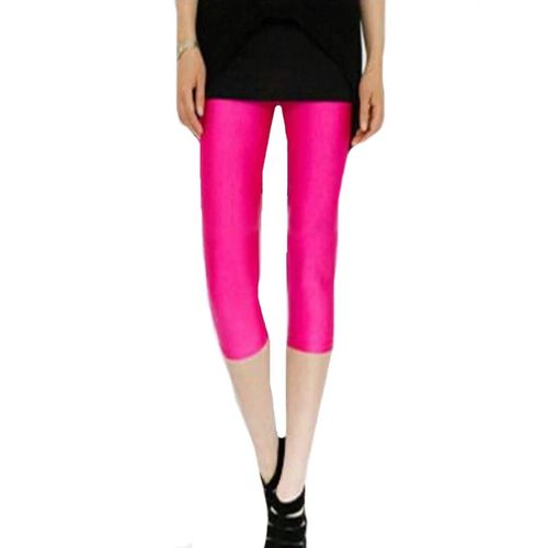 Hakci-Leggings Fluorescents Brillants Pour Femme,Pantalon D'été En Ique Dex,Super Artificiel Astique,Capris De Fitness