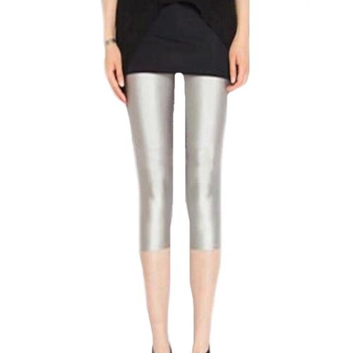 Hakci-Leggings Fluorescents Brillants Pour Femme,Pantalon D'été En Ique Dex,Super Artificiel Astique,Capris De Fitness