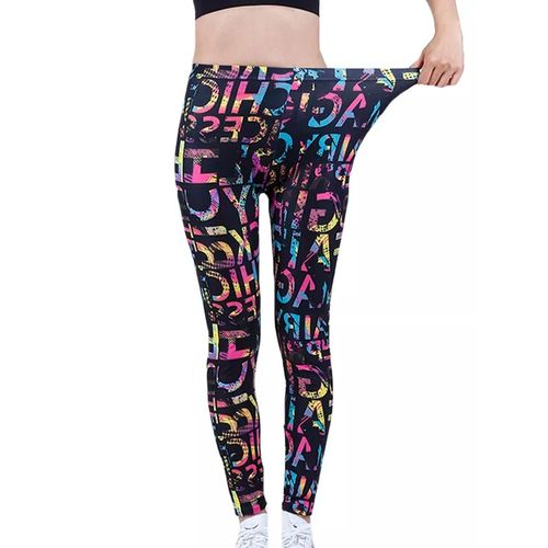 Ysdnchi-Leggings Moulants Avec Lettres Imprimées Pour Femmes,Pantalons De Fitness À Haute Élasticité,Style Tendance