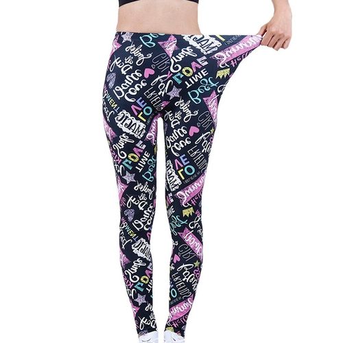 Ysdnchi-Leggings Moulants Avec Lettres Imprimées Pour Femmes,Pantalons De Fitness À Haute Élasticité,Style Tendance