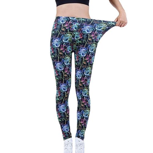 Ysdnchi-Leggings Moulants Avec Lettres Imprimées Pour Femmes,Pantalons De Fitness À Haute Élasticité,Style Tendance