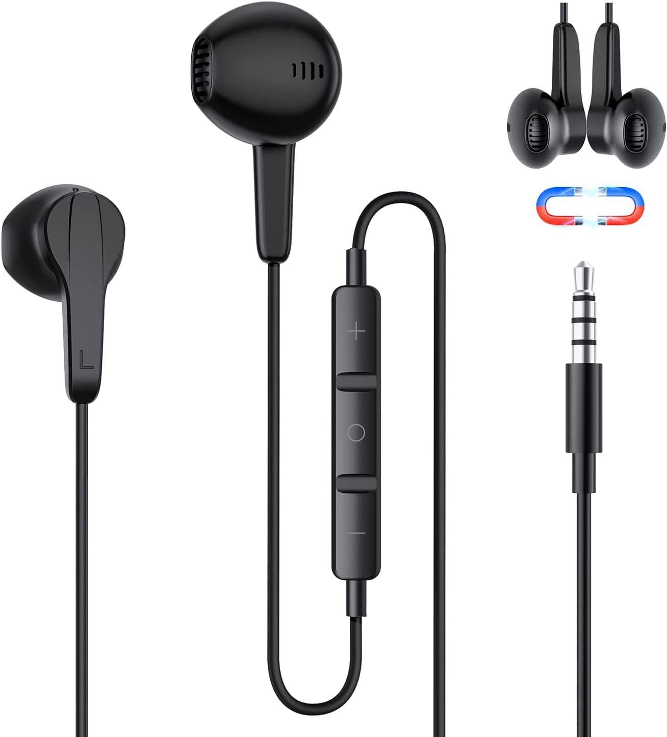 Écouteurs USB C, écouteurs stéréo USB de type C, écouteurs  intra-auriculaires Hi-Fi numériques, microphone et télécommande pour  Samsung Galaxy S21 +