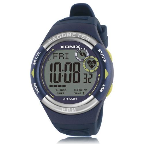 Golden-Montre De Sport Numérique Étanche,Podomètre,Moniteur De Fréquence Cardiaque,Calories,Imc,Irritation,Course À Pied,Plongée,Hrm3,100m,Nouvelle Mode - Type Hrm3-004