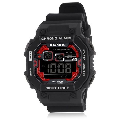 Golden-Montre Électronique Numérique Étanche Pour Couple Et Parent-Enfant,Chronographe Shoe,Chronomètre D'alarme,Natation De Plongée,Nouvelle Tendance,100m,Nf - Type Nf-006