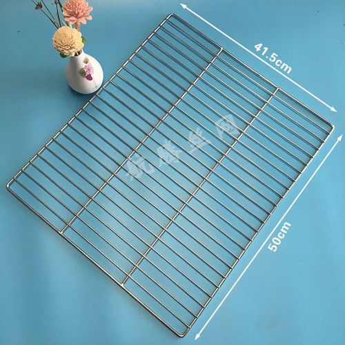 HQ GM01-Grille de Barbecue Rectangulaire en Acier Inoxydable de Qualité Alimentaire,Grille de Charbon de Bois,15/35/40/45/50/60/70/80/100cm - Type 50X41.5CM