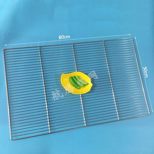 HQ GM01-Grille de Barbecue Rectangulaire en Acier Inoxydable de Qualité Alimentaire,Grille de Charbon de Bois,15/35/40/45/50/60/70/80/100cm - Type 80X50CM