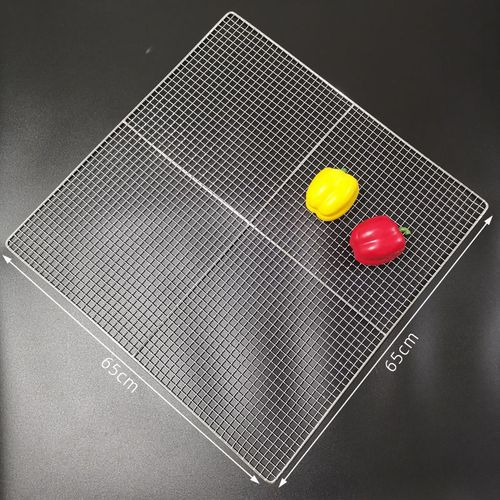 Filet rectangulaire en acier inoxydable 304,grille métallique pour barbecue,qualité alimentaire,15-70cm - Type 65X65CM