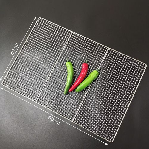 Filet rectangulaire en acier inoxydable 304,grille métallique pour barbecue,qualité alimentaire,15-70cm - Type 60X40CM