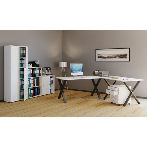 Vcm Bureau D'angle Bureau Informatique Table D'angle Lona 80 X Noir Bureau D'angle Bureau Informatique Table D'angle Lona 80 X Noir