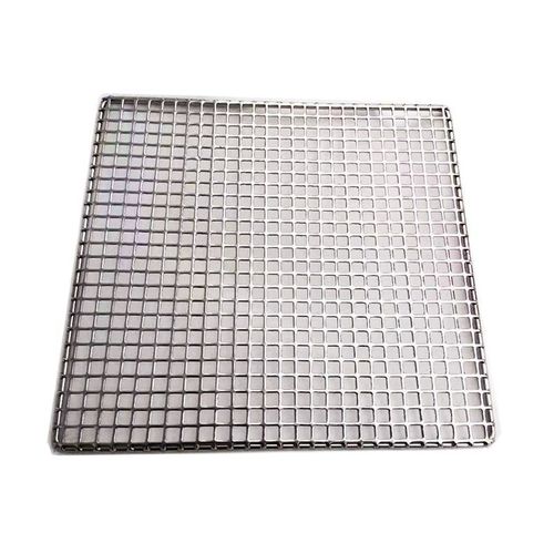 HQ GM01-Grille rectangulaire en acier inoxydable 304 de qualité alimentaire,barbecue,charbon de bois,avec grille métallique épaisse - Type 20X15CM