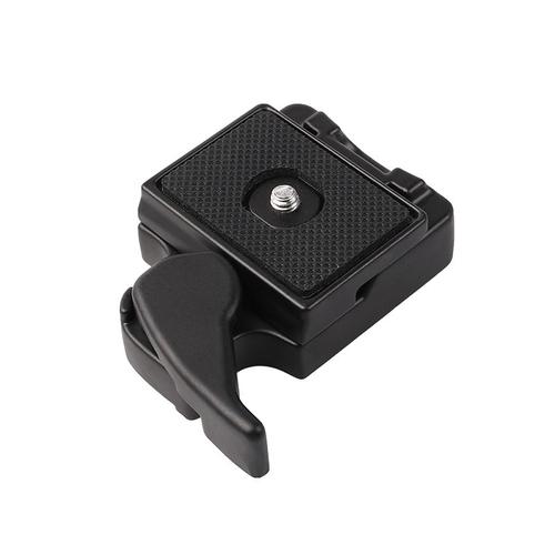 Plaque de dégagement rapide RC2 pour Manfrotto 200PL-14 QR adaptateur de plaques avec pince de connexion rapide pour trépied de caméra DSLR tête sphérique 323