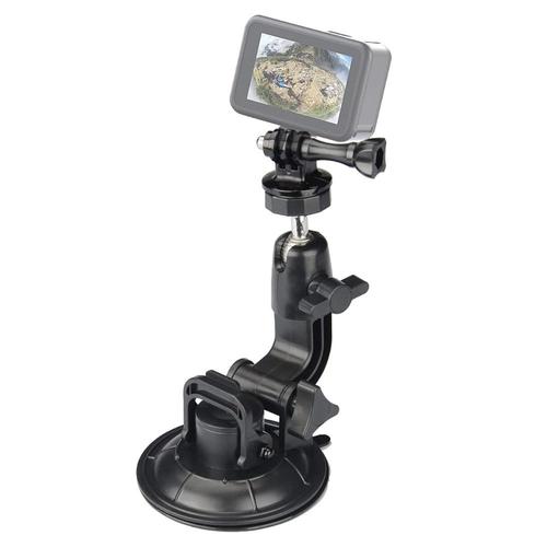 Support de ventouse pour pare-brise de voiture caméra robuste avec  adaptateur 1/4 ? 20 pour GoPro Hero Series et toutes les caméras d'action
