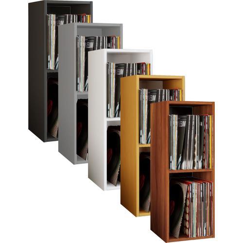 Vcm Bois Disques Vinyles Lp Stand Étagère D'archivage Support De Rangement Platto 2 Compartiments Bois Disques Vinyles Lp Stand Étagère D'archivage Support De Rangement Platto 2 Compartiments